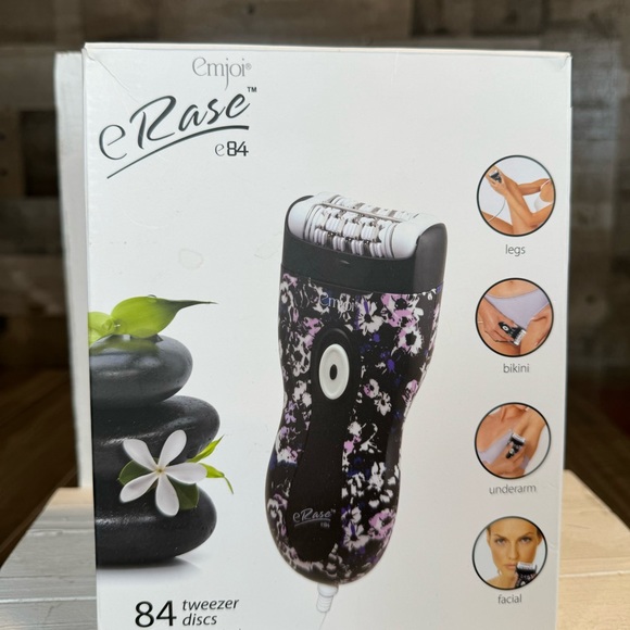 Emjoi Other - e84 - Precision 84 Disc Hair Removal Epilator (Black Floral)